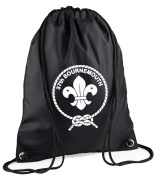 Black PE Bag Mock Up Front
